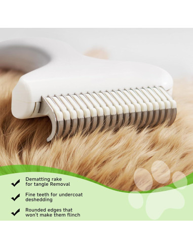 Cepillo de Vapor 3 en 1 VVWVVW para Perros y Gatos