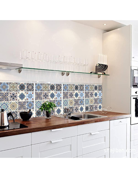 12 Azulejos Adhesivos Vinilo Didauser 15x15cm Decoración Hogar