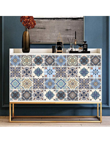 12 Azulejos Adhesivos Vinilo Didauser 15x15cm Decoración Hogar