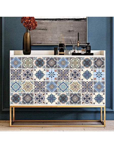 12 Azulejos Adhesivos Vinilo Didauser 15x15cm Decoración Hogar