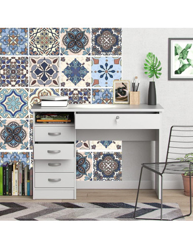 12 Azulejos Adhesivos Vinilo Didauser 15x15cm Decoración Hogar