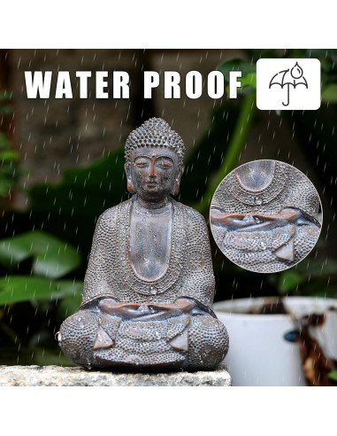 Estatua de Buda Tolatr de Resina 22 cm para Decoración Zen