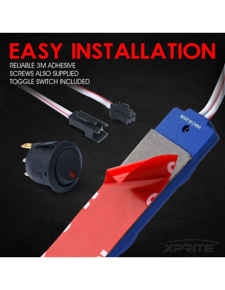 Kits de luces LED Xprite para cama de camión azul - 8 PCs