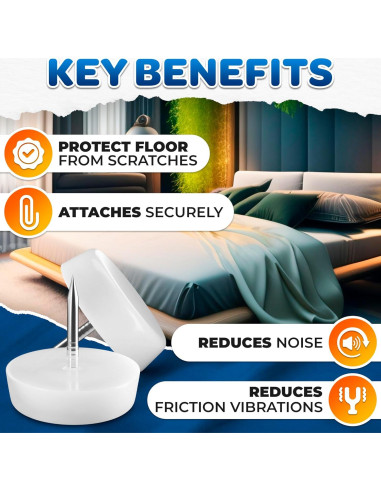 100 Deslizadores de Muebles The Little Green Change 2.03x1.78cm