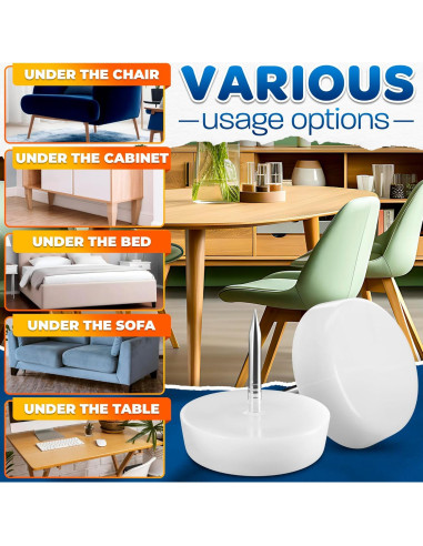 100 Deslizadores de Muebles The Little Green Change 2.03x1.78cm