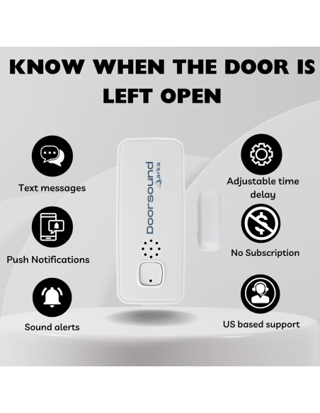 Alarma de puerta WiFi Arka Doorsound 2-pack blanco