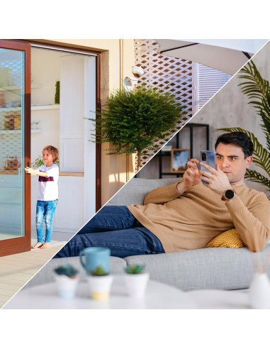 Alarma de puerta WiFi Arka Doorsound 2-pack blanco