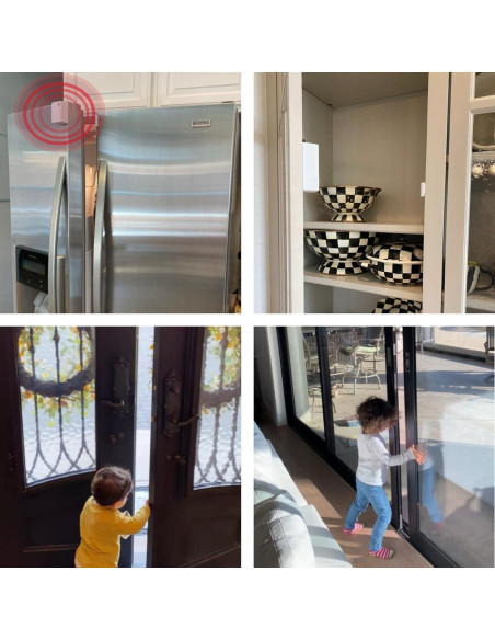 Alarma de puerta WiFi Arka Doorsound 2-pack blanco