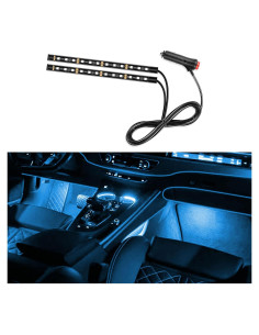 Tira de Luz LED para Auto PACLVIO 24 LEDs RGB 12V Neón