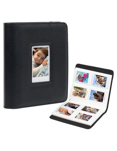 Álbum de Fotos CAIYOULE 288 Bolsillos 2x3" Negro