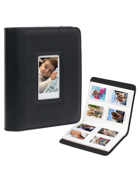 Álbum de Fotos CAIYOULE 288 Bolsillos 2x3" Negro