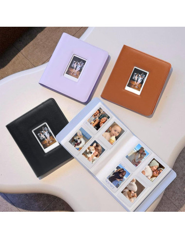 Álbum de Fotos CAIYOULE 288 Bolsillos 2x3" Negro