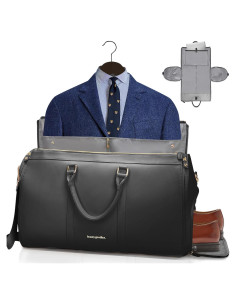 Bolsa de Ropa de Viaje BeautyGoodies Duffle Negra 35.5x30.5cm