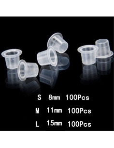 Tapas de Tinta Desechables Jconly - 300 Pcs para Tatuajes 2