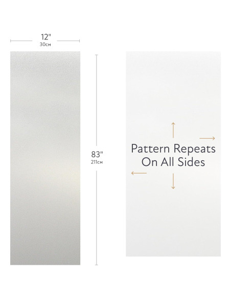 Película de Ventana Artscape Vidrio Grabado 30.48x210.82 cm