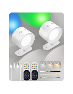 Juego de 2 Apliques de Pared Recargables GOEBLESON W02YBP206