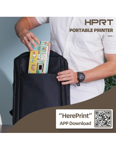 Impresora Térmica Portátil HPRT MT810 Bluetooth Sin Tinta