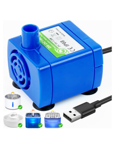 Bomba de Agua Sumergible Waatoos DR-DC160 para Gatos