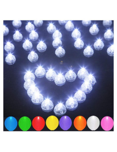 30 Luces LED Mini Bolas Redondas JJGoo Blancas Frías