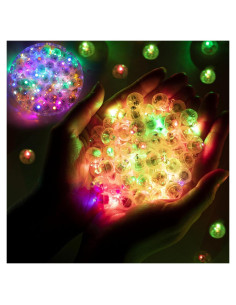 50 Luces de Globo LED Arcoíris chzk para Decoración de Fiesta