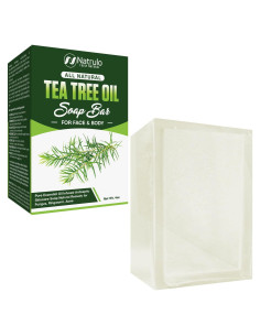 Jabón Antifúngico Natural Natrulo 113g - Aceite de Árbol de Té