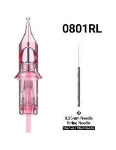 Cartucho de Aguja Charme Princesse 10 PCS 1RL 0.25mm para Tatuaje 2