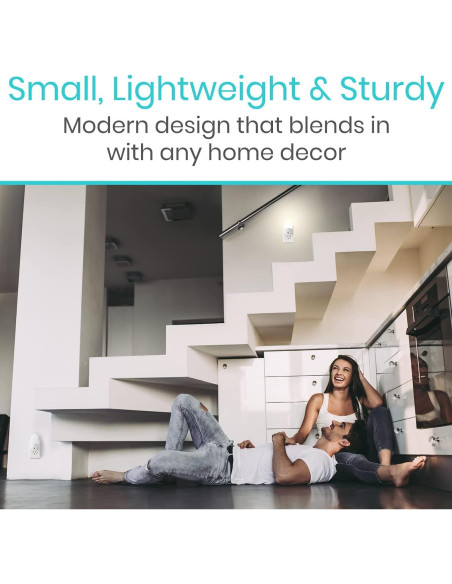 Luces Nocturnas Vive - Paquete de 4 con Sensor de Movimiento