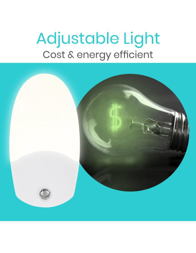 Luces Nocturnas Vive - Paquete de 4 con Sensor de Movimiento