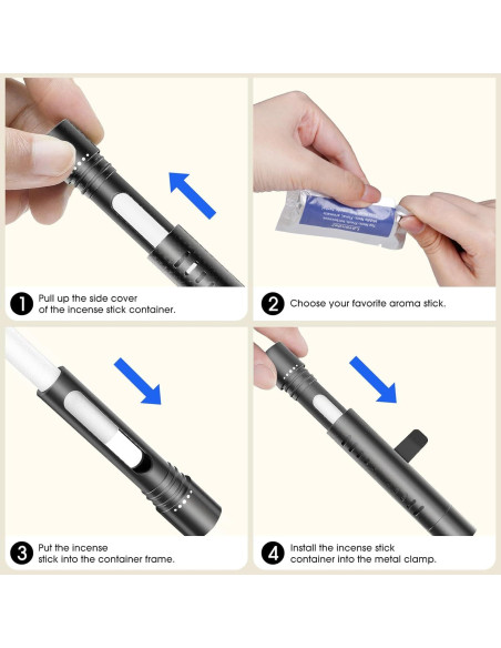 10 Recargas Ambientadores RoyAroma Clips Ventilación Aromas Lavanda, Limón, Menta, Naranja, Eucalipto