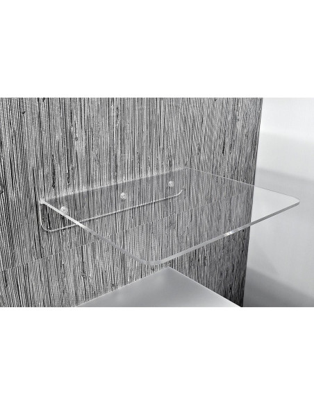 Estante Flotante Personalizable Xform3 60 cm Acrílico Transparente