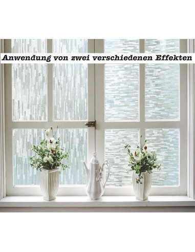 Película de Privacidad para Ventanas Ycheng 44.5x200cm Esmerilada