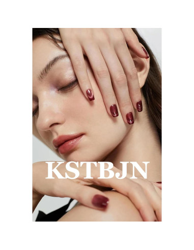 24 Uñas Postizas Almendra KSTBJN Doradas Reutilizables