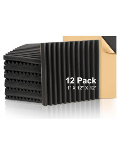 Paneles Acústicos Autoadhesivos Fstop Labs 30x30 cm - 12 Piezas