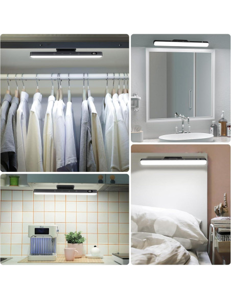 Luz de Espejo Dimmable WILLED 3W con Control Táctil y 120 LEDs