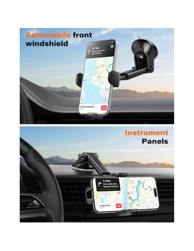 Soporte para Teléfono de Auto APPS2Car Negro 3 en 1