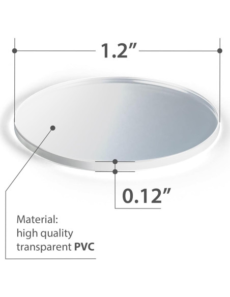 Topes de Vidrio X-Protector 20 PCS Antideslizantes 3.05 cm