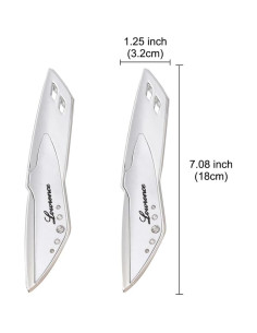 Soporte de Limpiaparabrisas AuMoHall Alerón Plateado 18x3.2cm 2