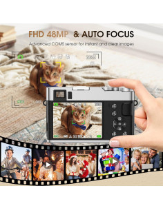 Cámara Digital 4K HICSHON DC202L-AF 48MP Zoom 16x 2