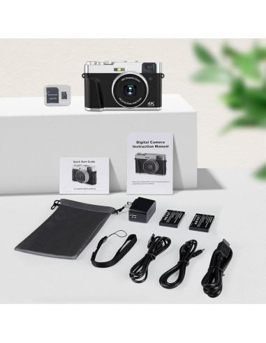 Cámara Digital 4K HICSHON DC202L-AF 48MP Zoom 16x