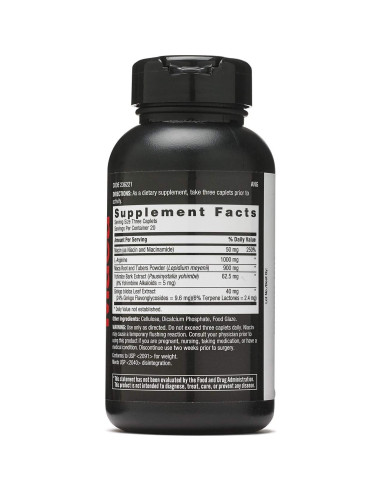 Suplemento GNC Hombre Maca y Arginina 60 Tabletas Doble