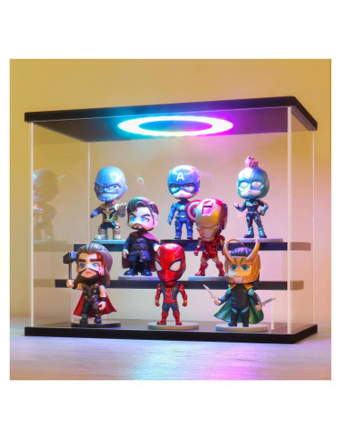 Caja de Exhibición Acrílica LANSCOERY 3 Niveles 30x16x24cm