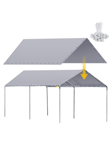 Cubierta de Reemplazo para Carpa Wesnoy 340x600 cm Impermeable