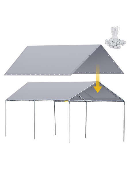 Cubierta de Reemplazo para Carpa Wesnoy 340x600 cm Impermeable