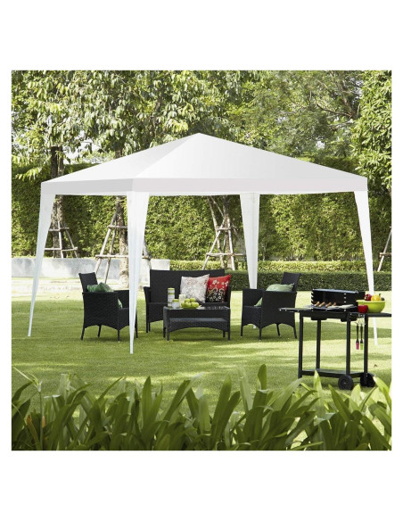 Carpa de Canopy Tangkula 3.05x3.05m Blanca para Eventos