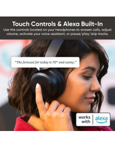 Auriculares Inalámbricos WYZE WNCH1-CS1B con Cancelación de Ruido 2