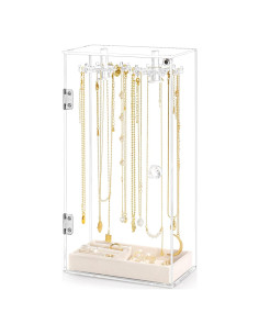 Soporte para Collares Jenseits Acrílico Transparente 24 Ganchos