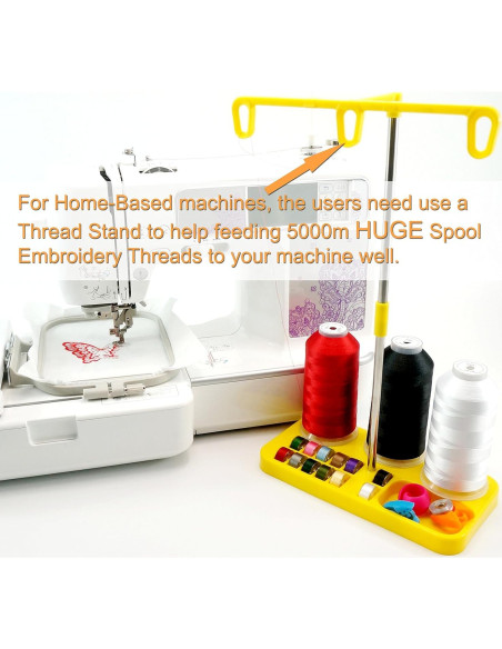 Hilos de Bordar Poliester 5000M - Nuevos Hilos Brothreads - 2 Carretes