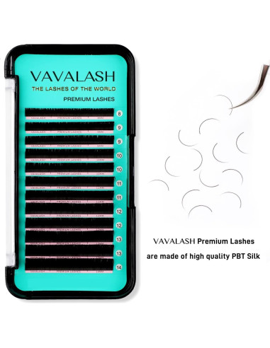Extensiones de Pestañas Premium VAVALASH 0.03-0.15 B L J 8-14mm