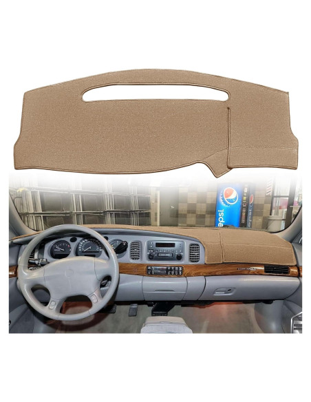 Funda de tablero AKMOTOR para Buick Lesabre Beige