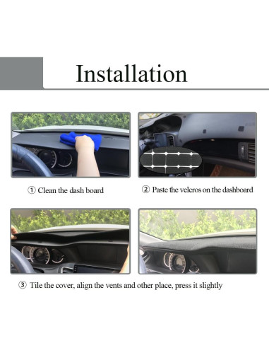 Funda de tablero AKMOTOR para Buick Lesabre Beige